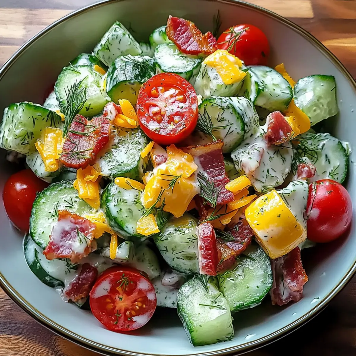 Refreshing Cucumber Ranch Crack Salad: A Creamy Summer Treat