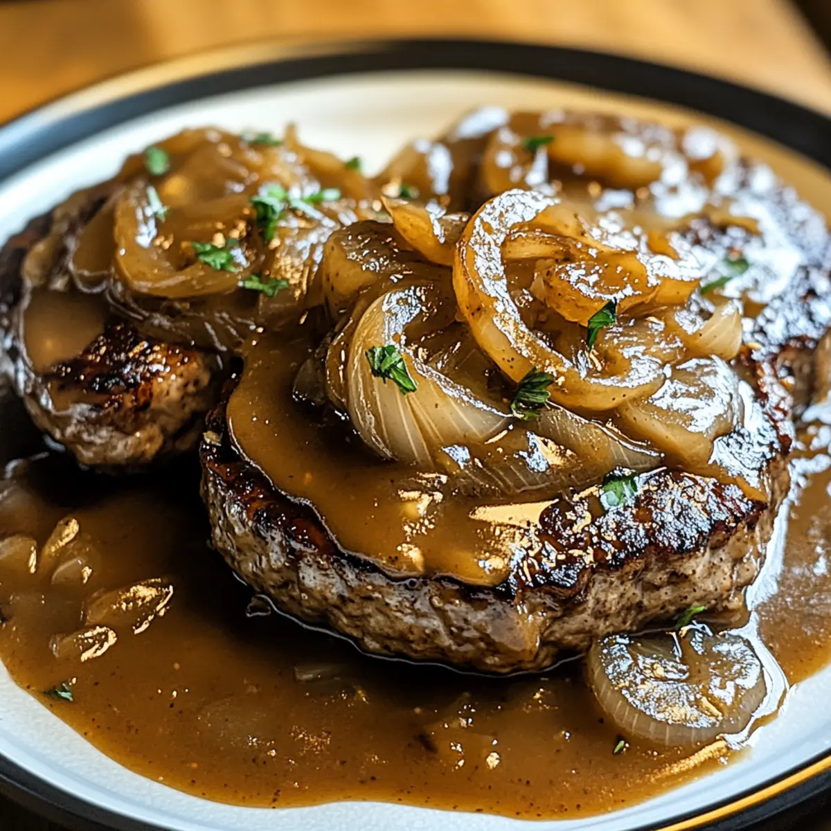 Savory Hamburger Steak with Onions for Ultimate Comfort