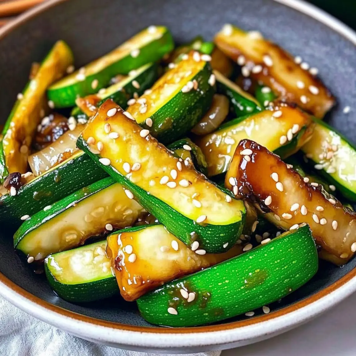 Savory Hibachi Zucchini: Quick & Easy Vegetarian Delight