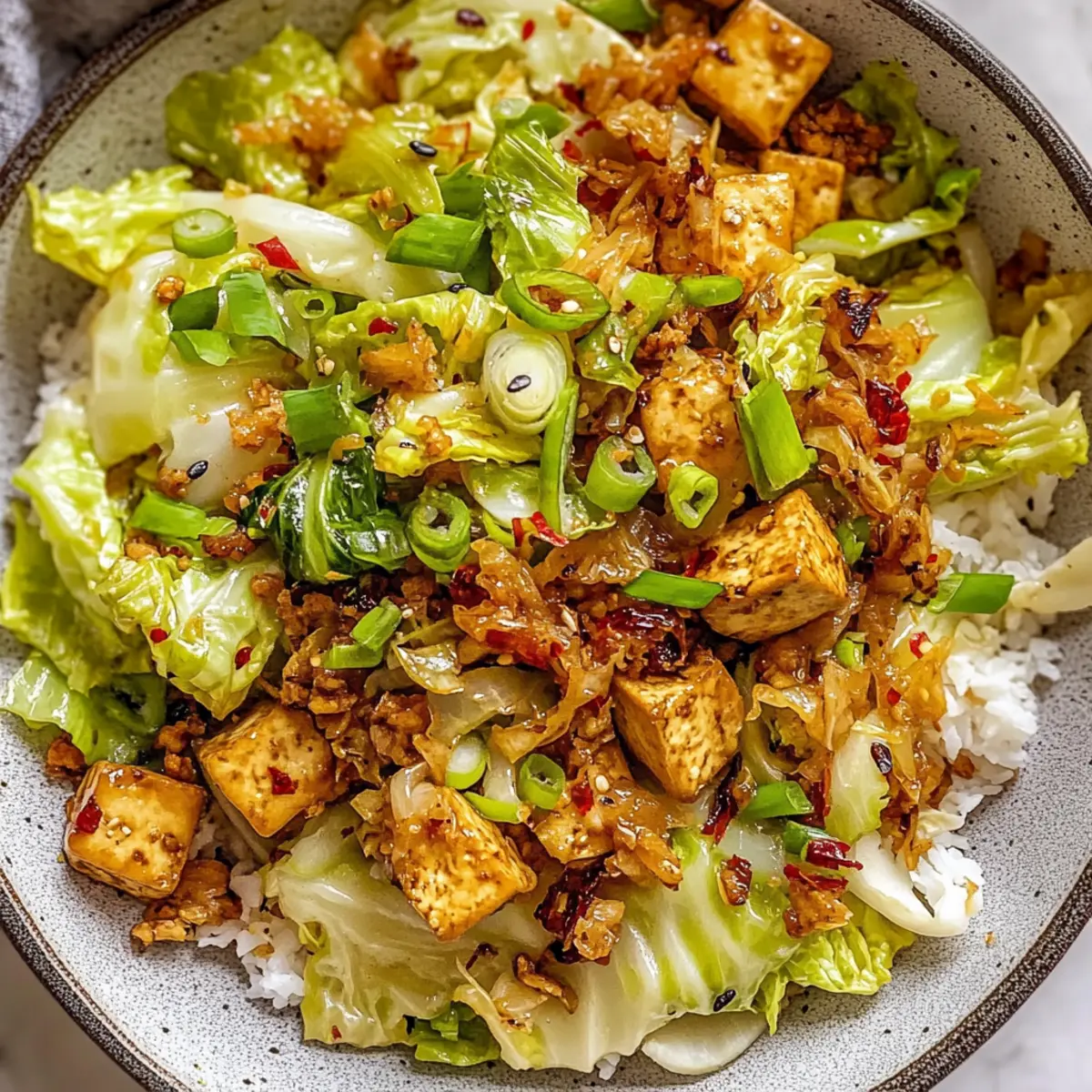 Delicious Tofu Cabbage Stir Fry Ready in 20 Minutes