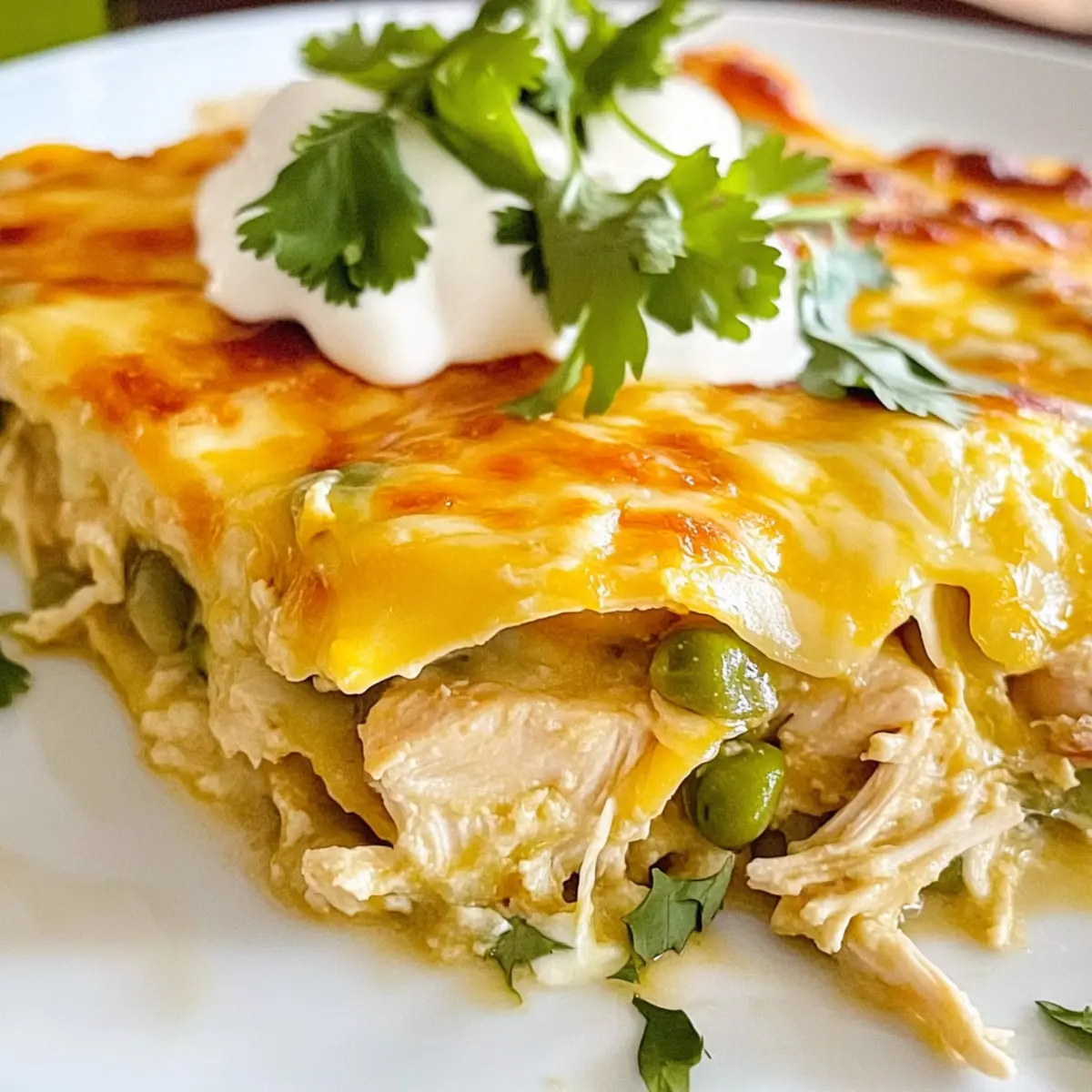 Savory Green Chile Chicken Enchilada Casserole for Busy Nights
