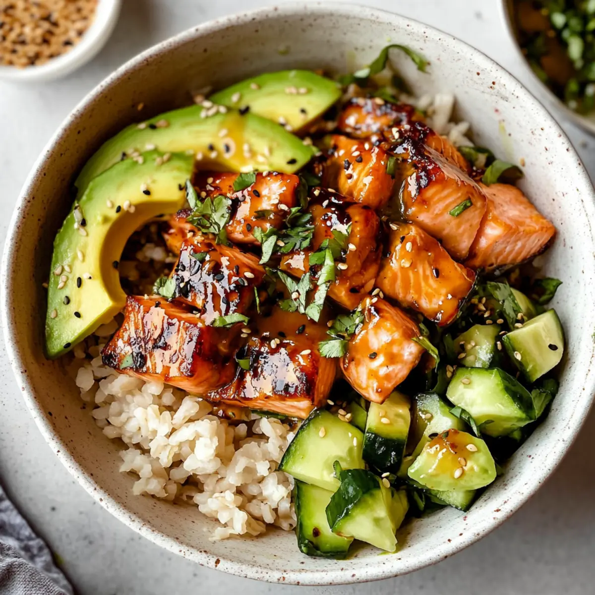 Honey Glazed Salmon Bowl: Quick, Healthy & Delicious Dinner