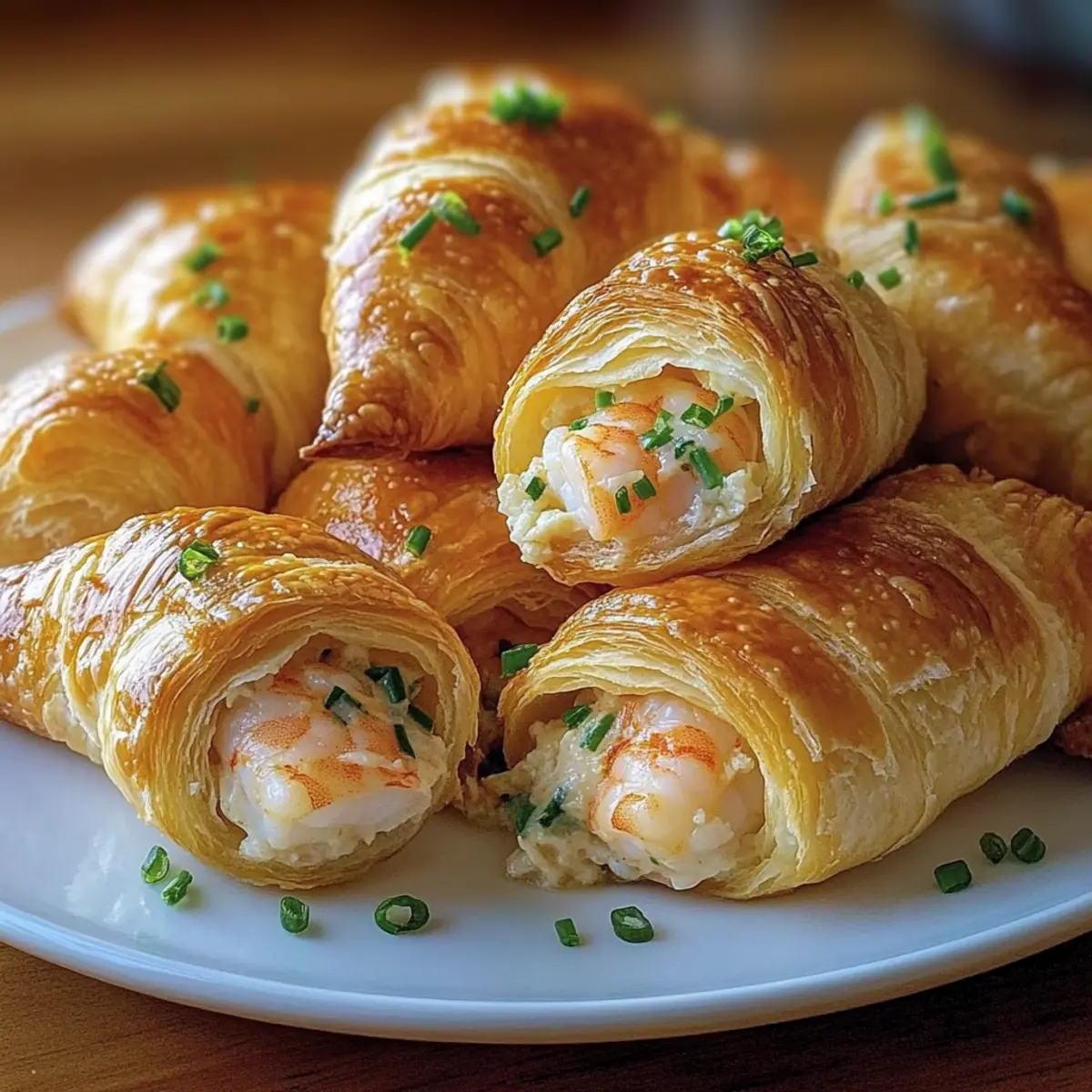 Shrimp and Crab Stuffed Crescent Bombs for a Cozy Night In