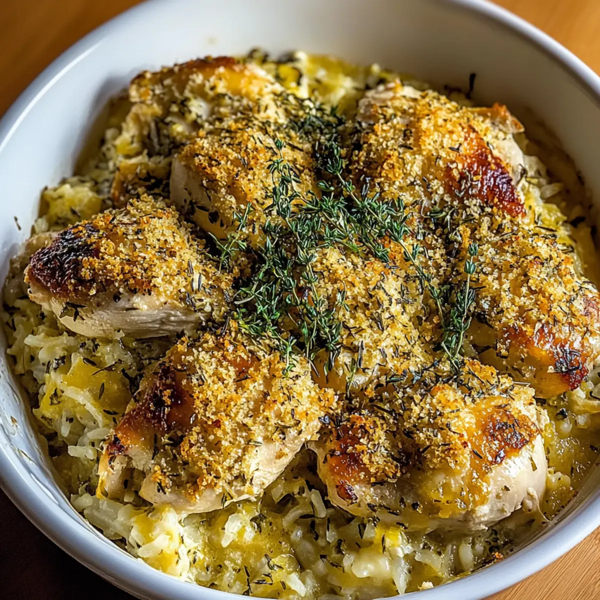 Savory Baked Herb Chicken Casserole for Cozy Family Nights