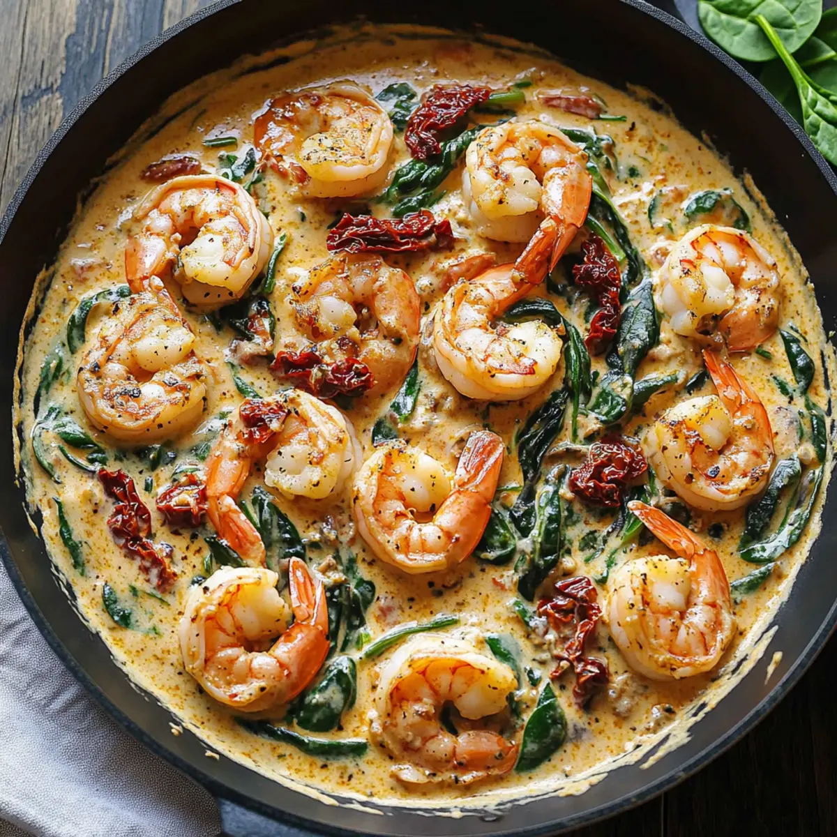 Creamy Tuscan Shrimp: Your Quick Gourmet Dinner Fix