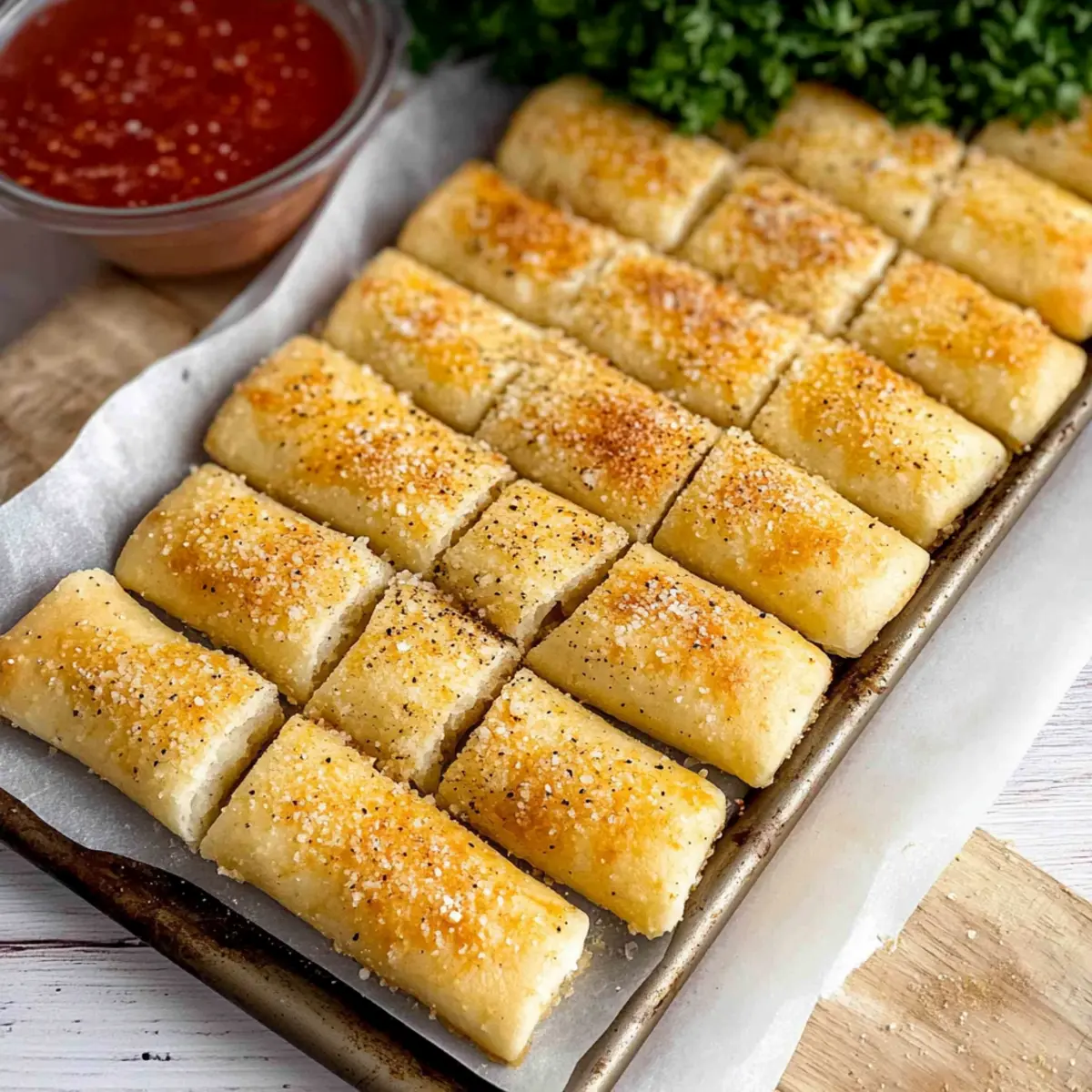 Irresistible Sheet Pan Breadsticks Perfect for Any Meal