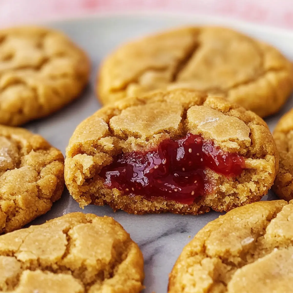 Nostalgic Peanut Butter & Jelly Cookies for Joyful Munching