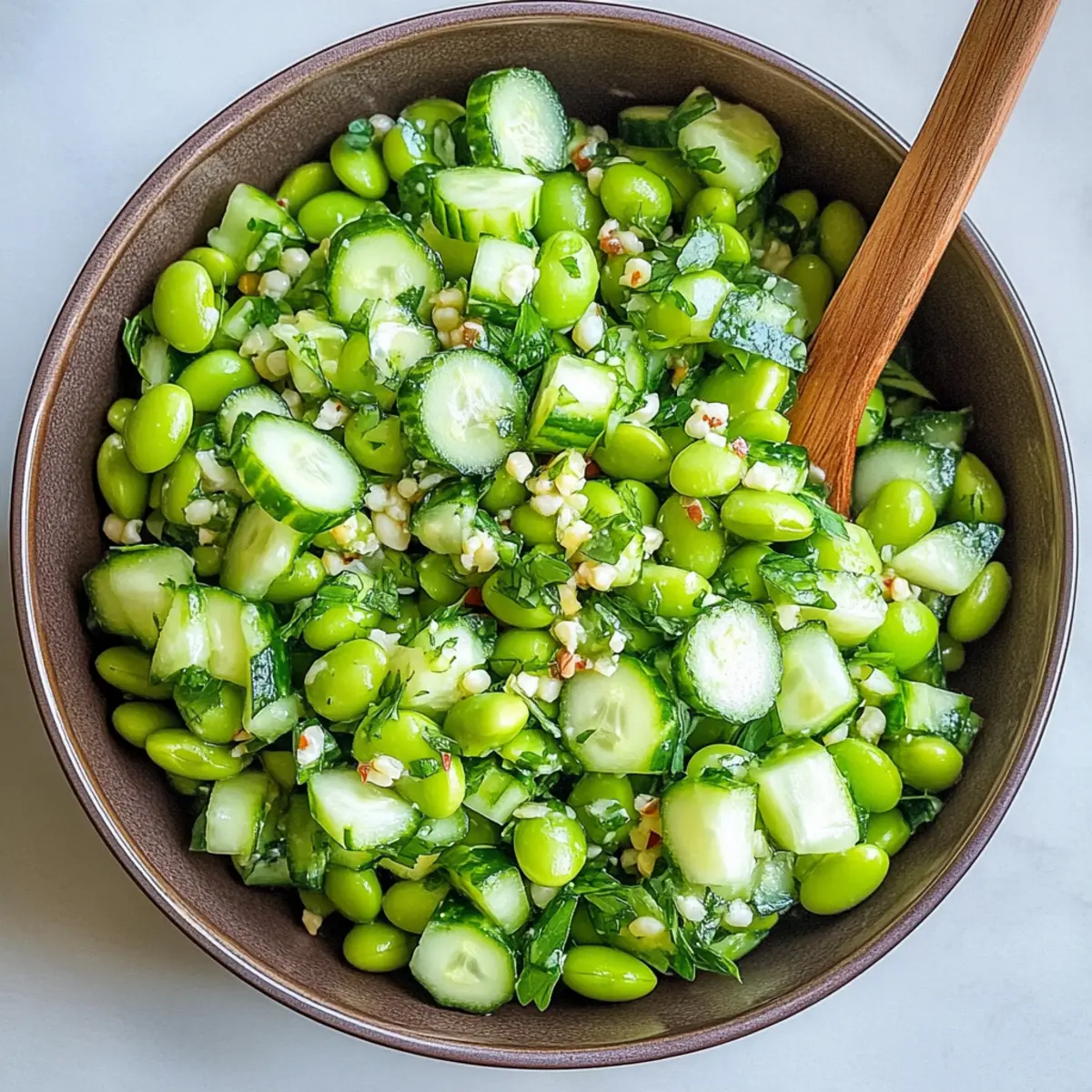 Crispy Cucumber Edamame Salad: Refreshing Summer Crunch
