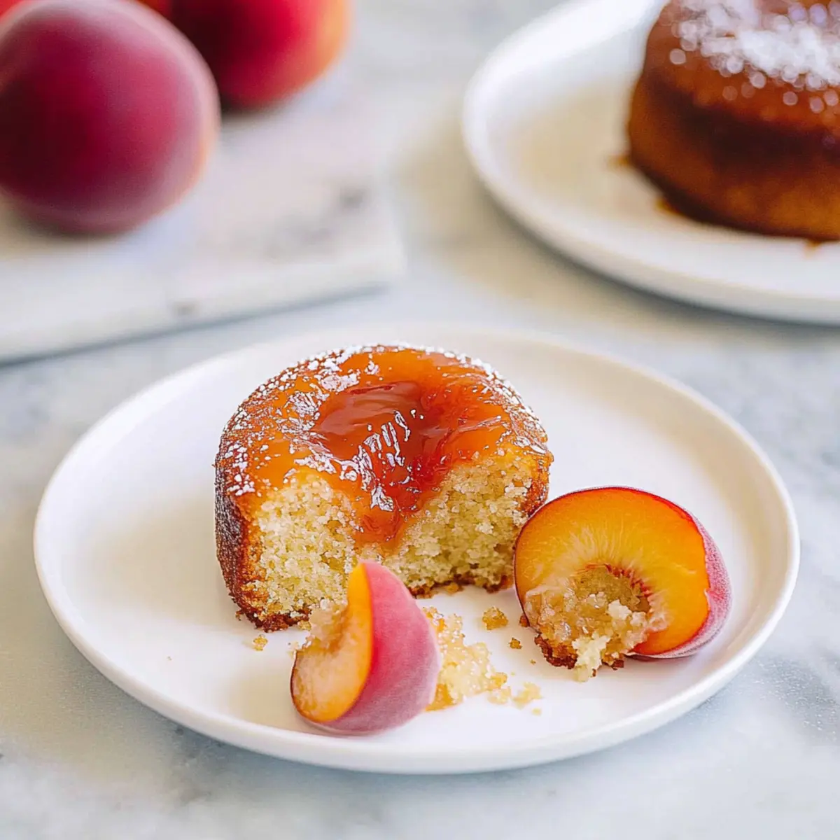 Peach Upside Down Mini Cakes: Sweet Summer's Best Treat