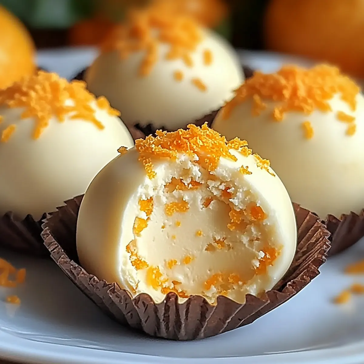 No Bake Orange Creamsicle Truffles: A Creamy Citrus Delight