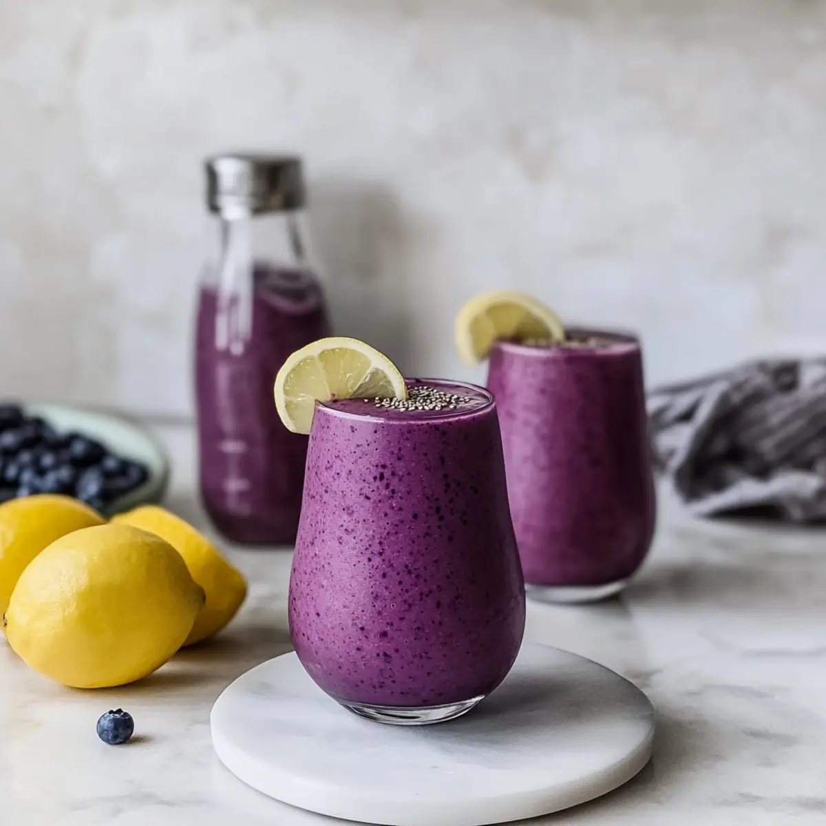 Blueberry Avocado Smoothie That's Creamy & Refreshing