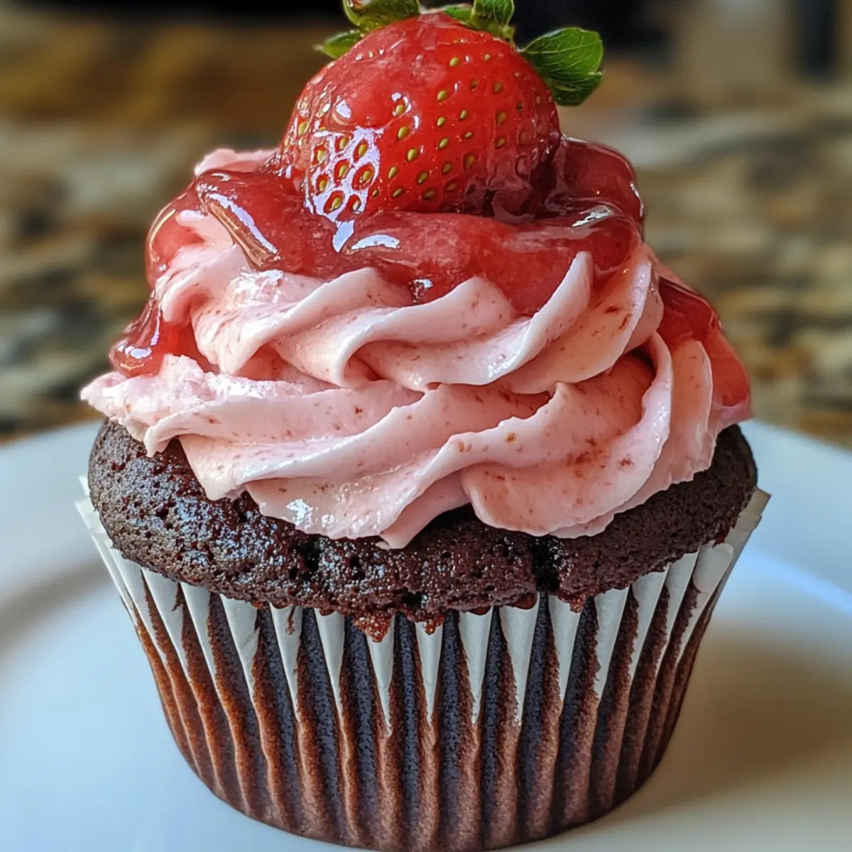 Strawberry Chocolate Cupcakes That Scream Summer Bliss