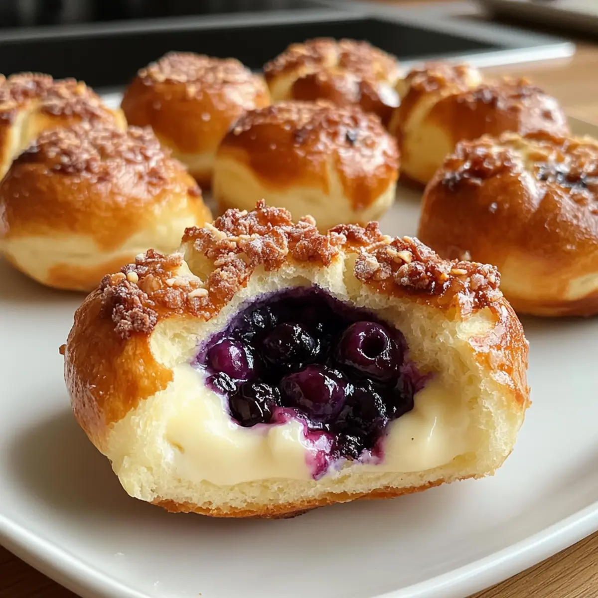 Delicious Danish Carnival Buns with Creamy Cheesecake Filling