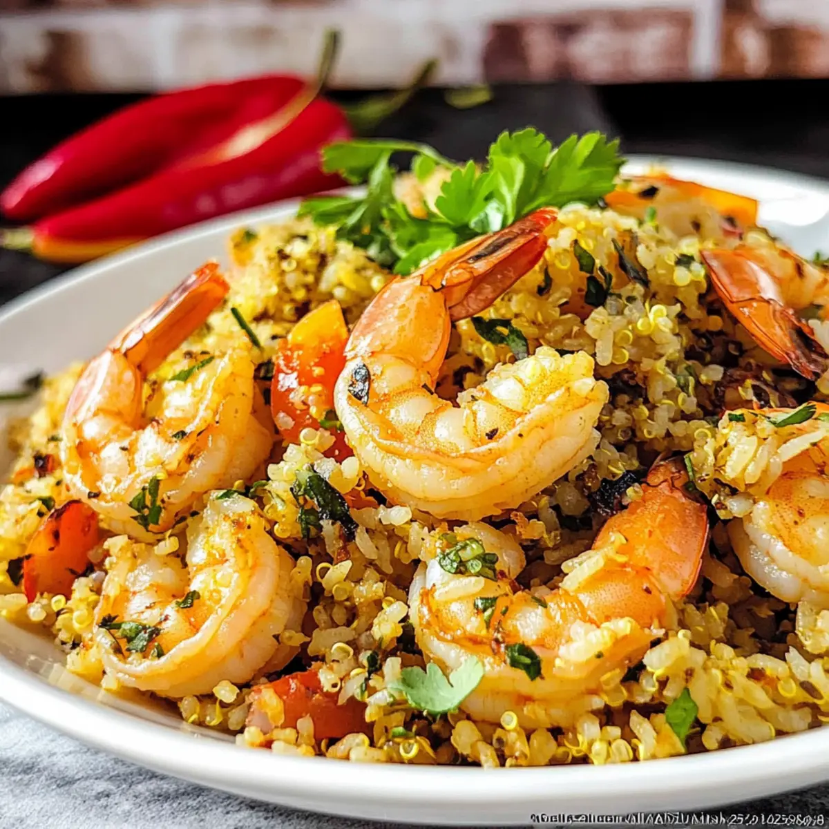 Savory Shrimp Rice with Herbs for a Flavorful Feast