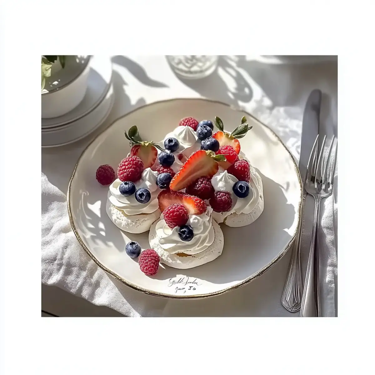 Irresistible Mini Pavlova Recipe with Fresh Summer Berries