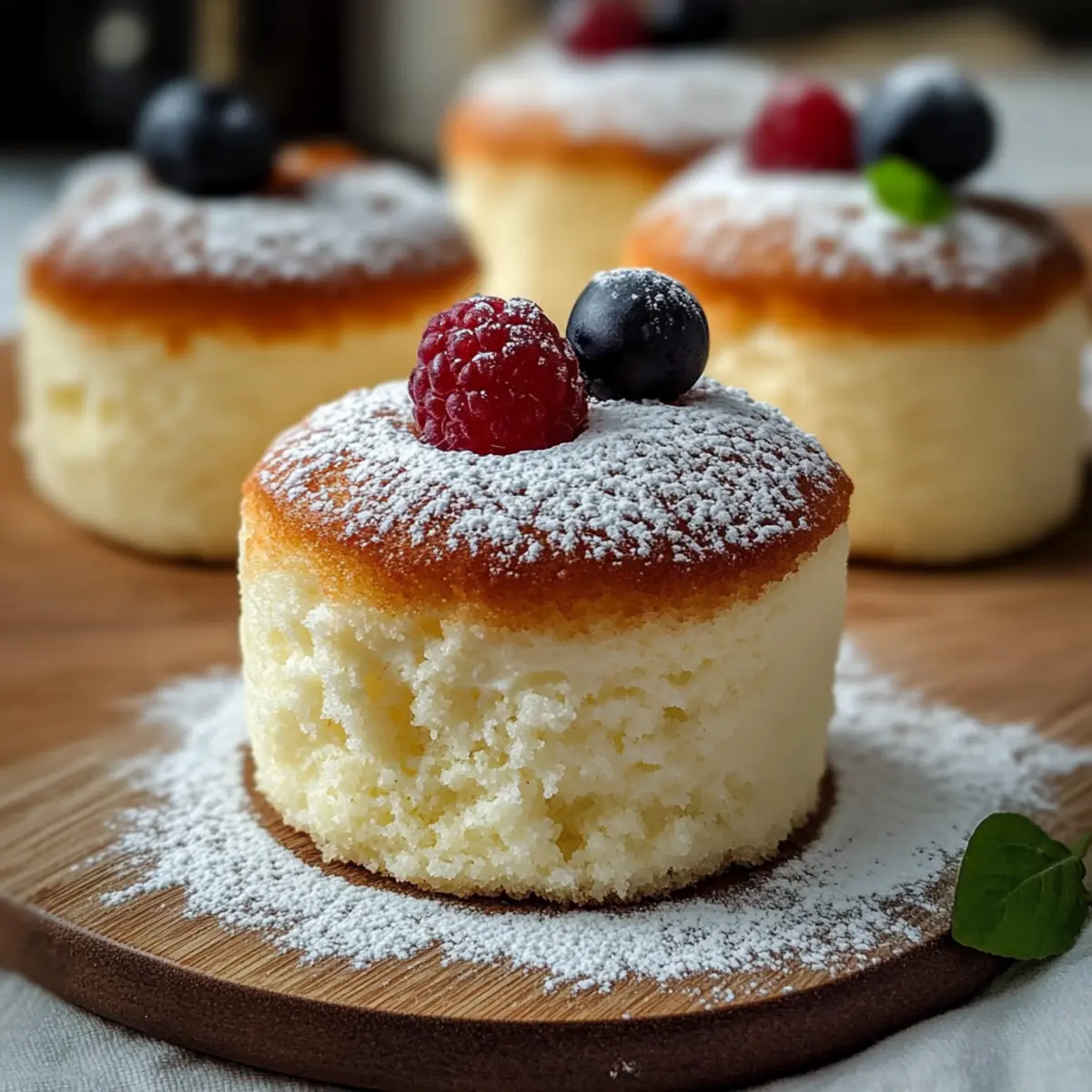 Fluffy Japanese Cotton Cheesecake Cupcakes for Sweet Moments