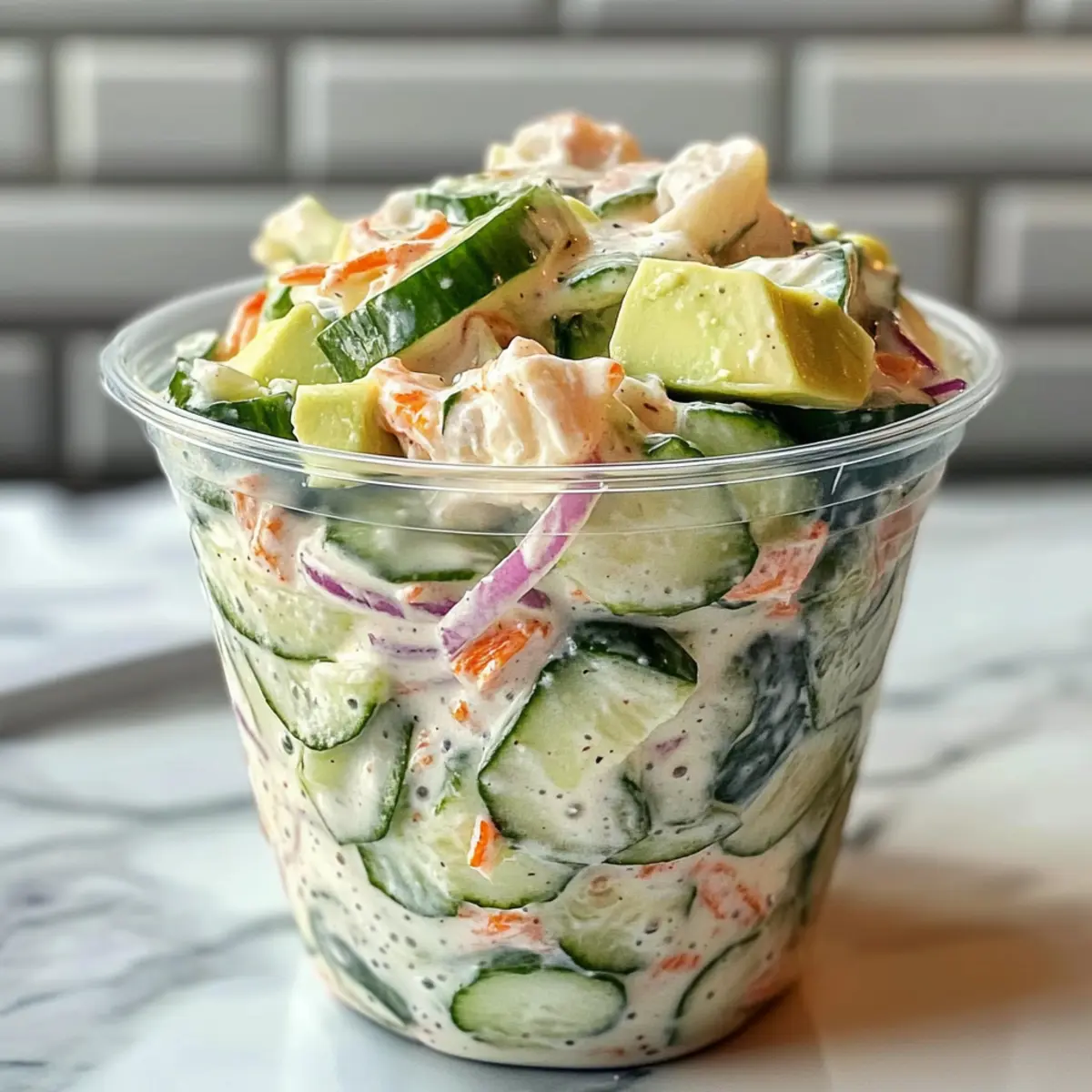 Sushi Cucumber Salad: A Creamy Twist on a Fresh Classic