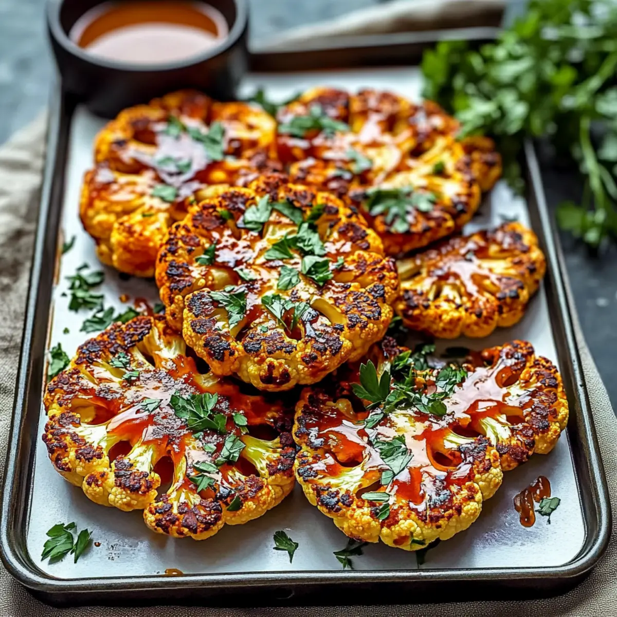 Zesty Buffalo Cauliflower Steak Recipe for a Healthy Feast