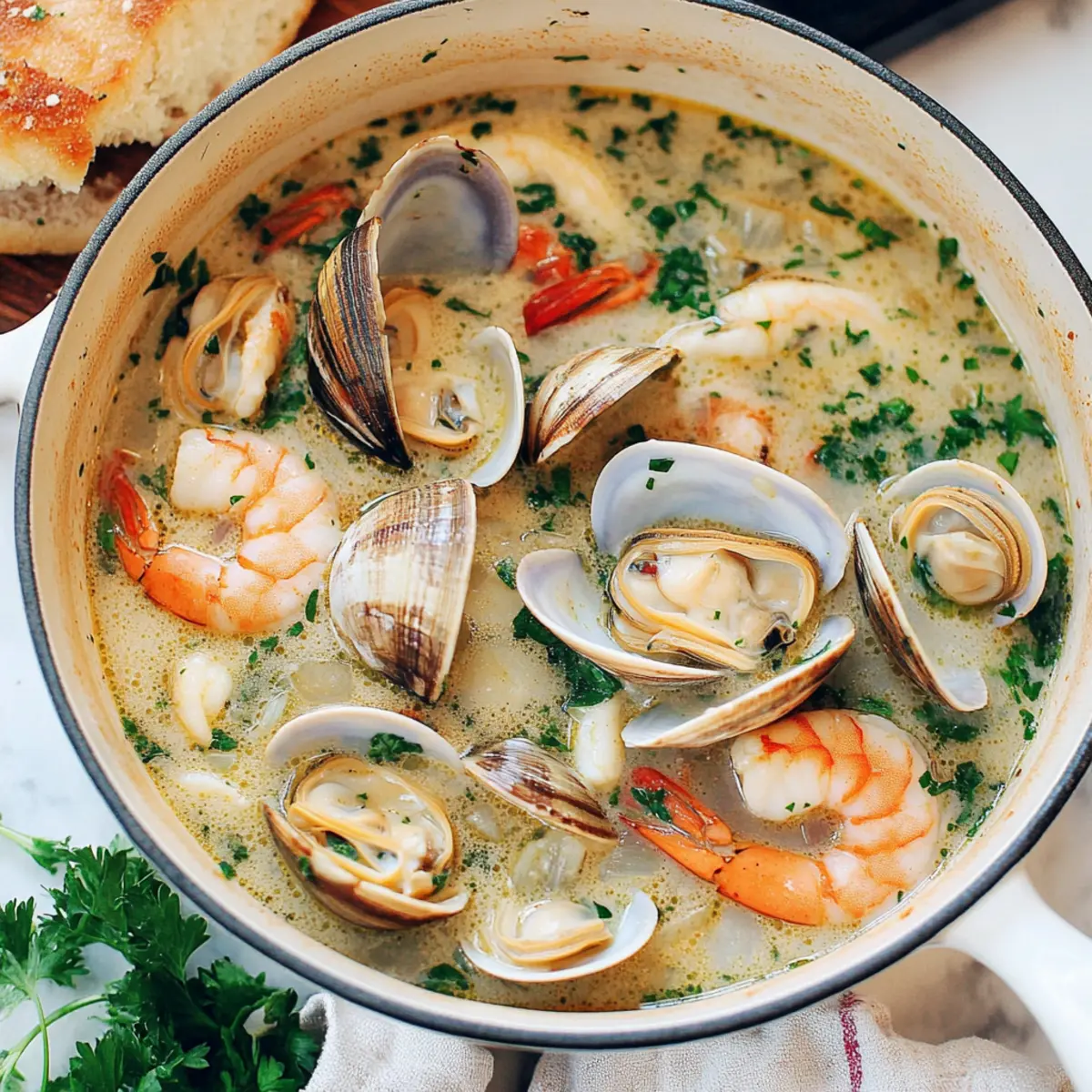 Rustic Seafood Soup: A Comforting Coastal Delight at Home