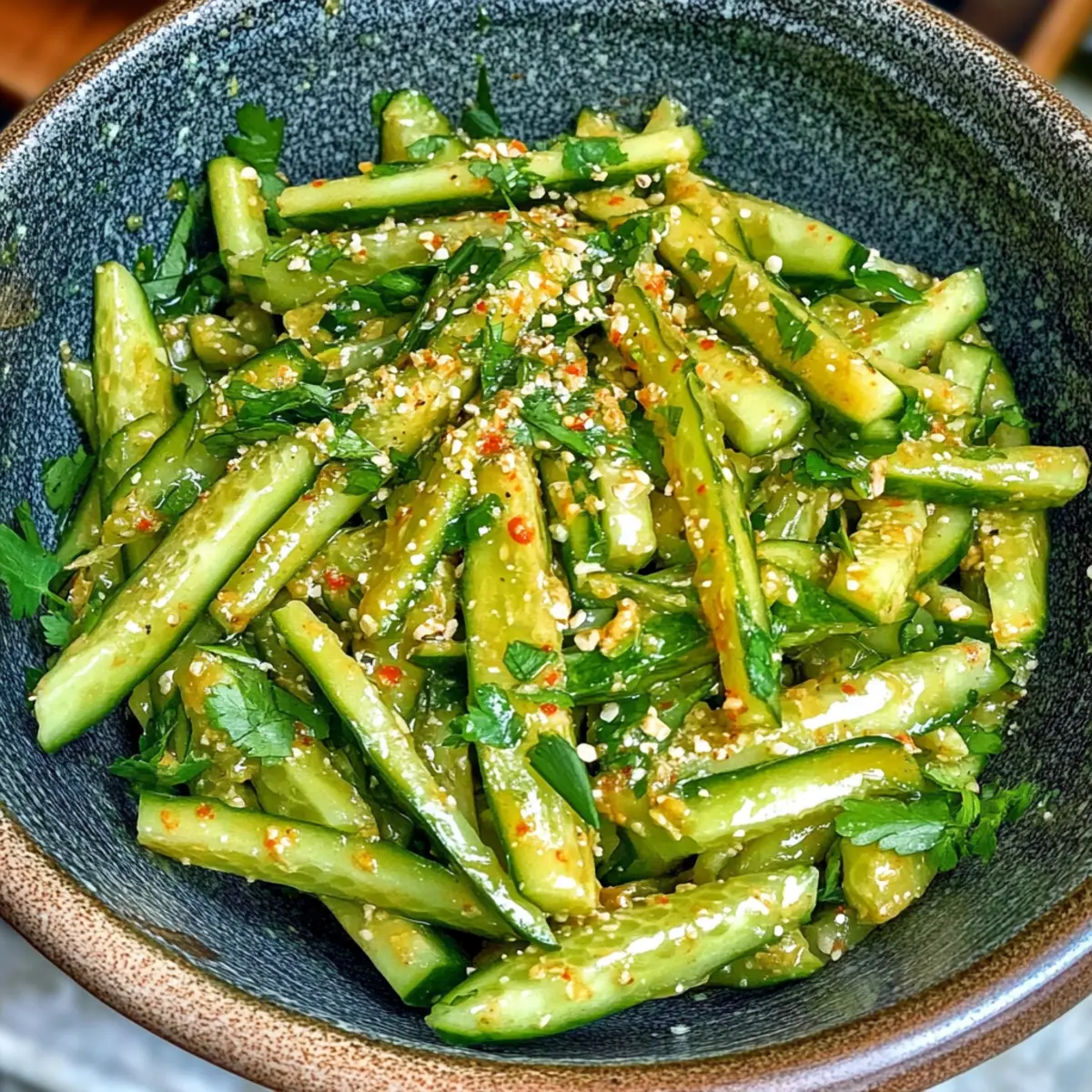 Cucumber Peanut Butter Salad: A Crunchy Summer Delight