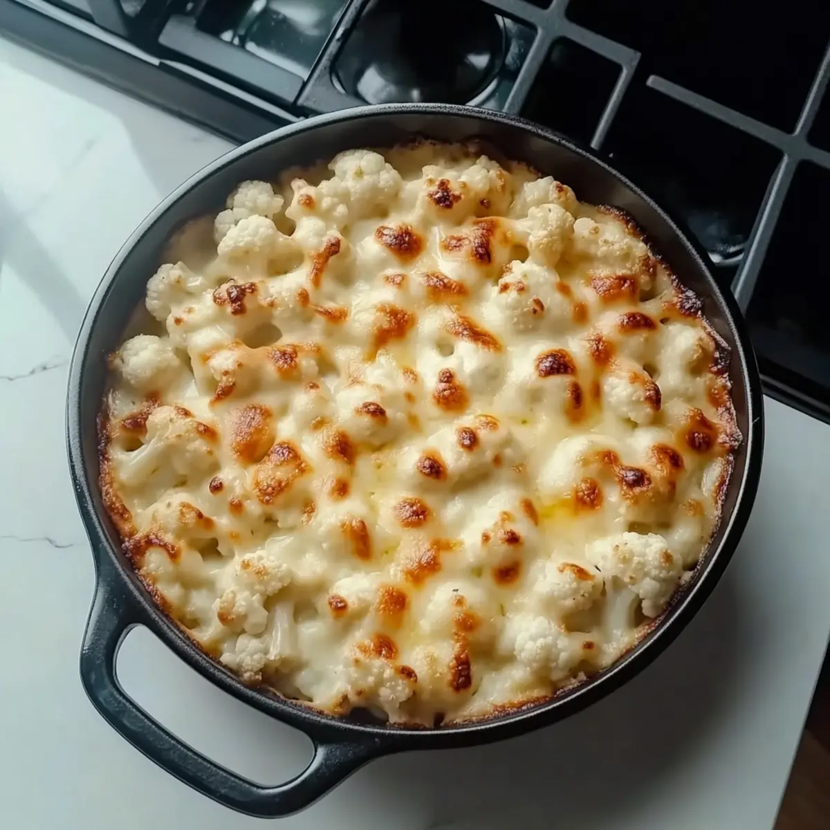 Keto Cauliflower Crockpot Mac and Cheese for Guilt-Free Comfort