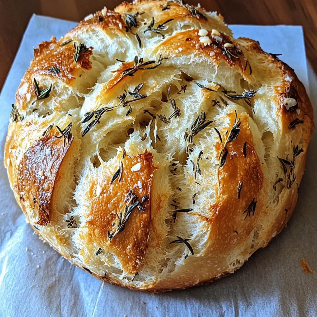 Garlic Herb Braided Bread: Homemade Delight for Every Meal