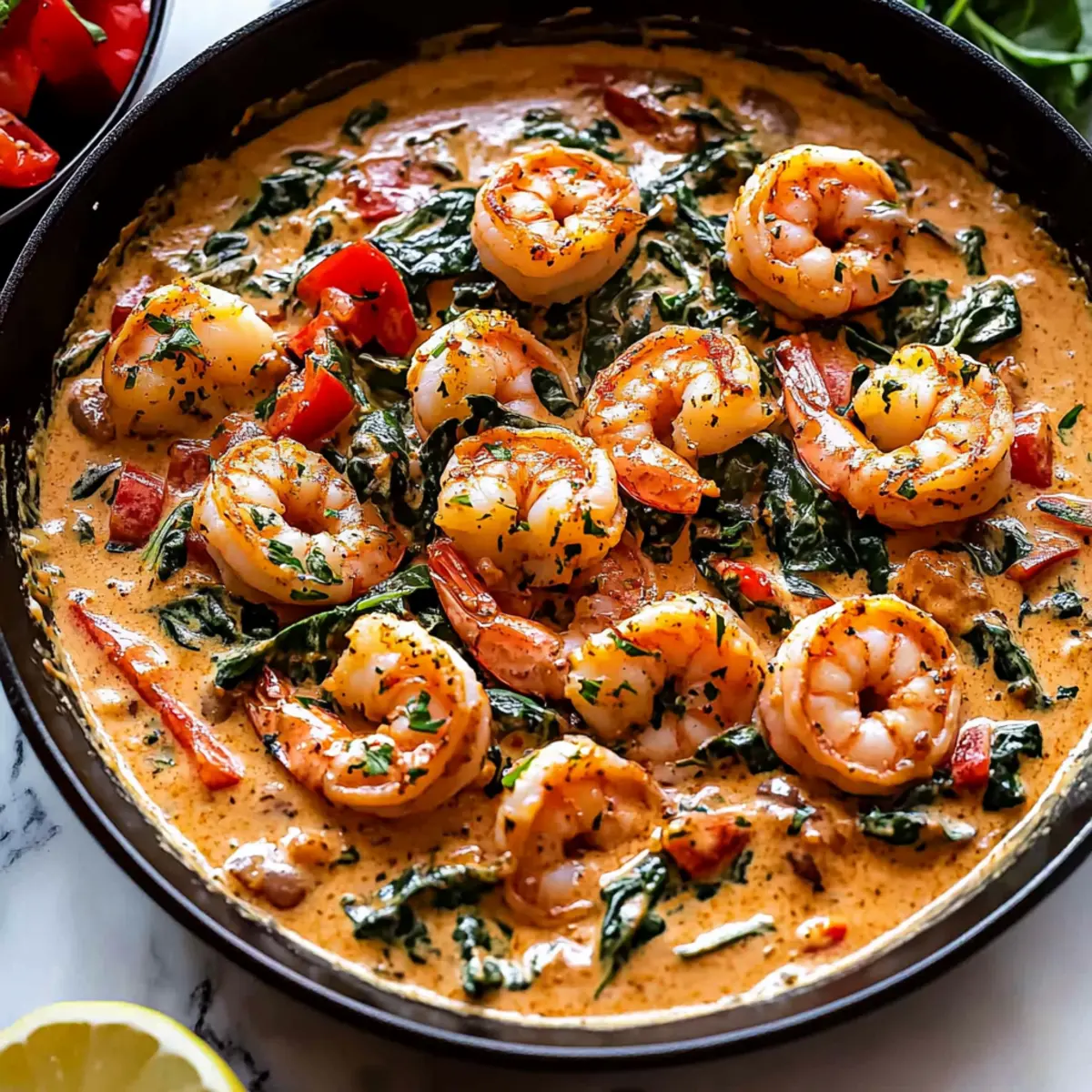 Creamy Garlic-Paprika Shrimp Skillet for a Wholesome Dinner