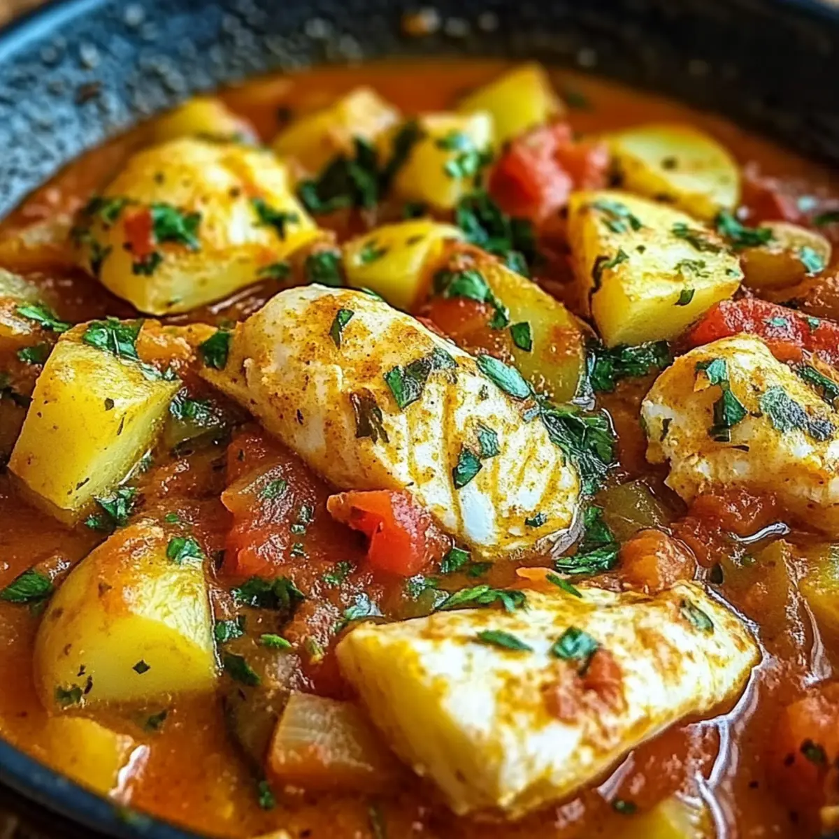 Spanish Fish Stew with Potatoes: A Cozy Seafood Favorite