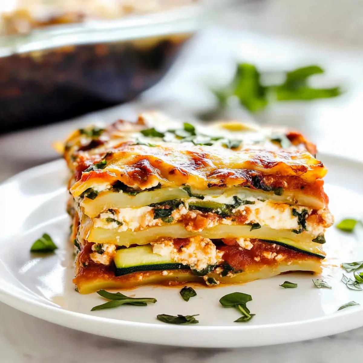 Delicious Gluten Free Veggie Lasagna for Cozy Nights In