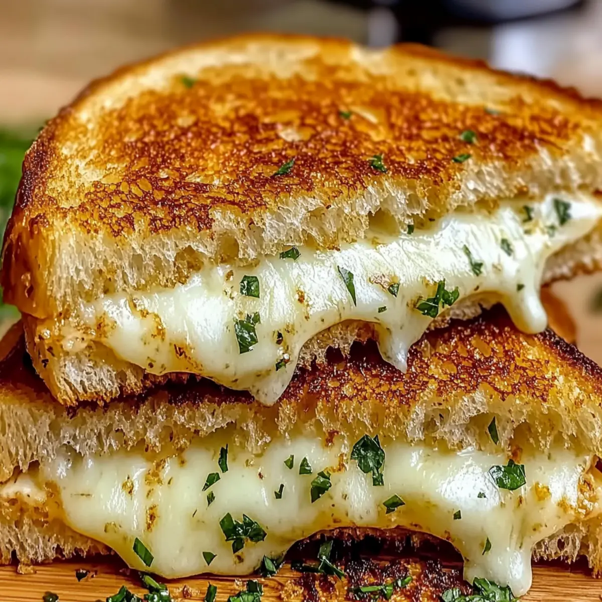 Garlic Bread Grilled Cheese: A Quick Comfort Food Delight