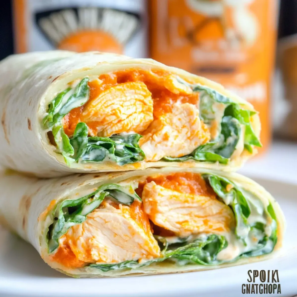 Delicious Buffalo Chicken Caesar Salad Wraps You'll Love