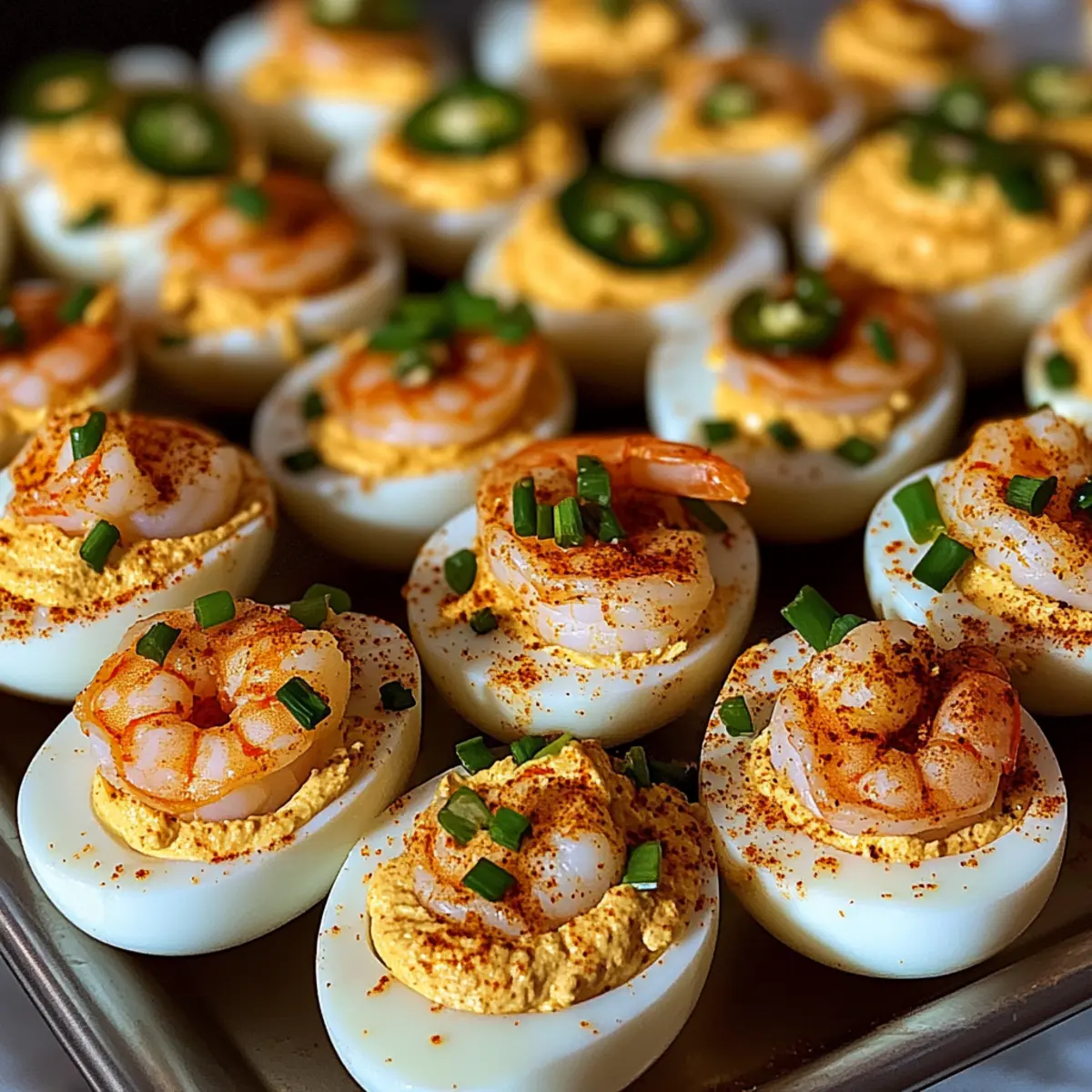 Flavorful Cajun Shrimp Deviled Eggs for Your Next Party