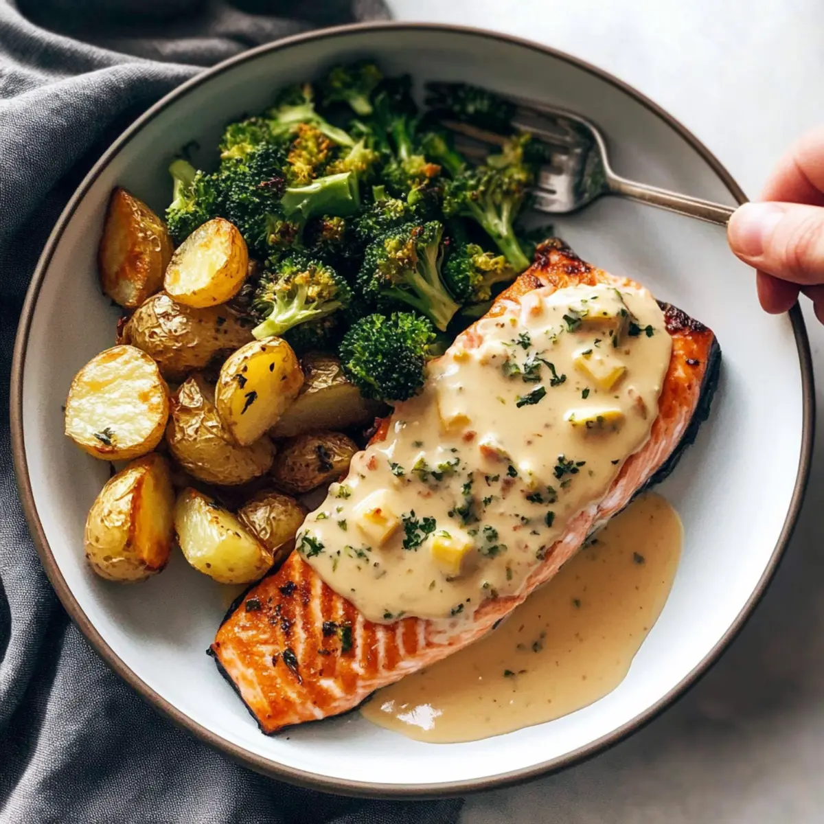 Baked Salmon with Amazing Lemon Sauce for Quick Comfort Meals