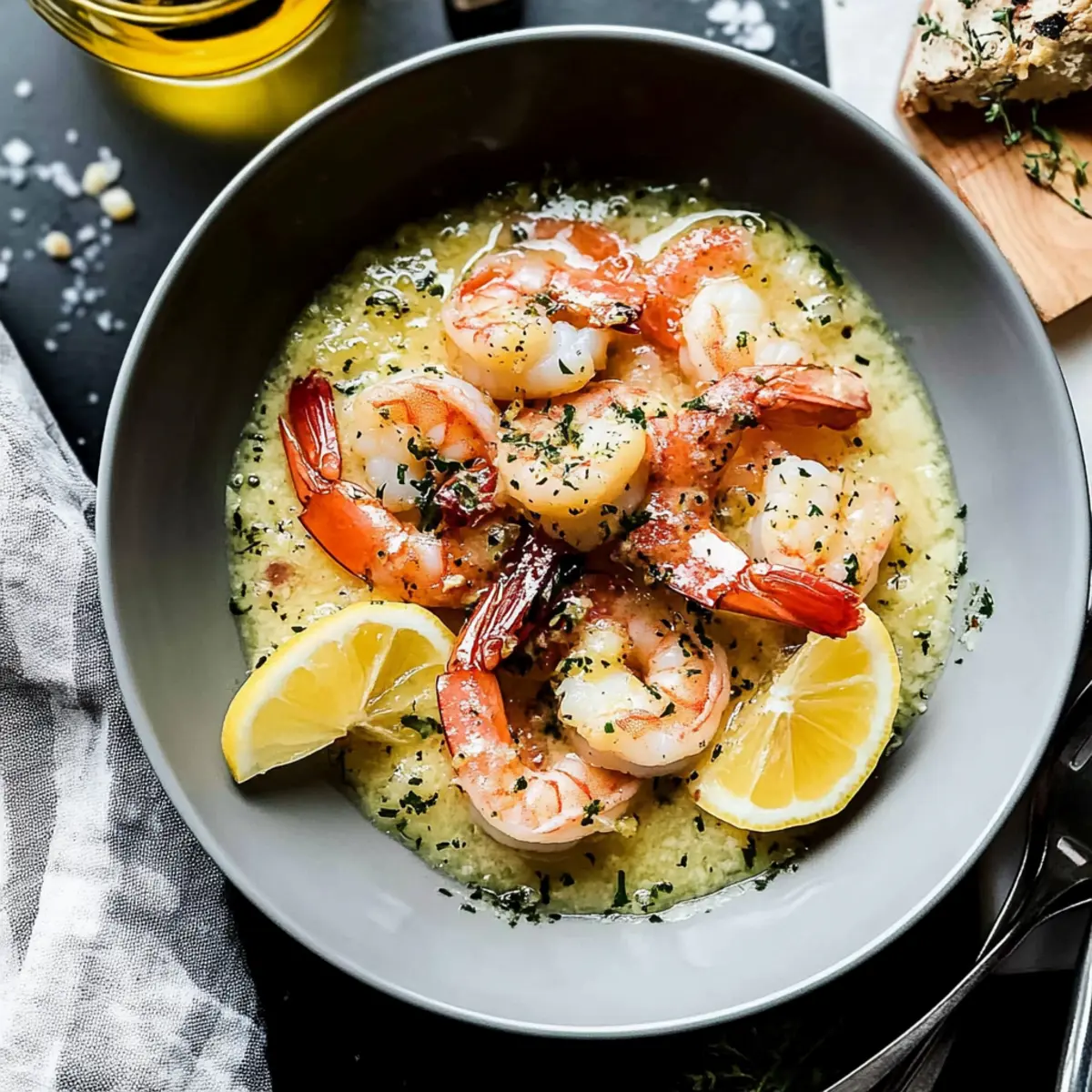 Prosecco Butter Poached Shrimp for Effortless Elegance