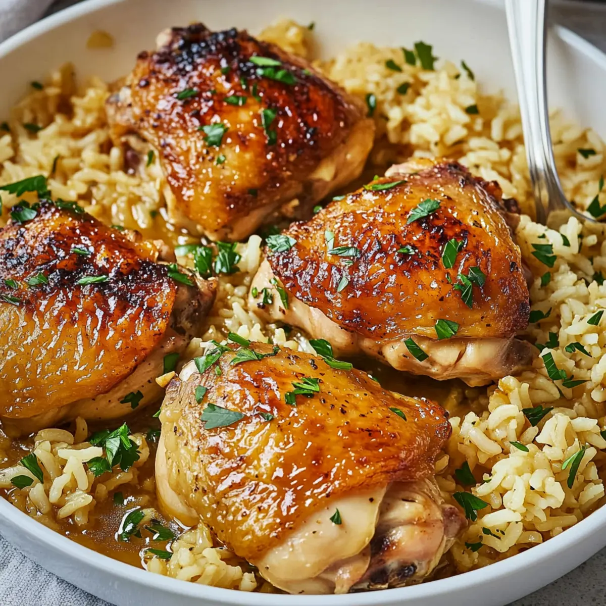 Savory Chicken Thighs and Rice for Cozy Weeknight Dinners