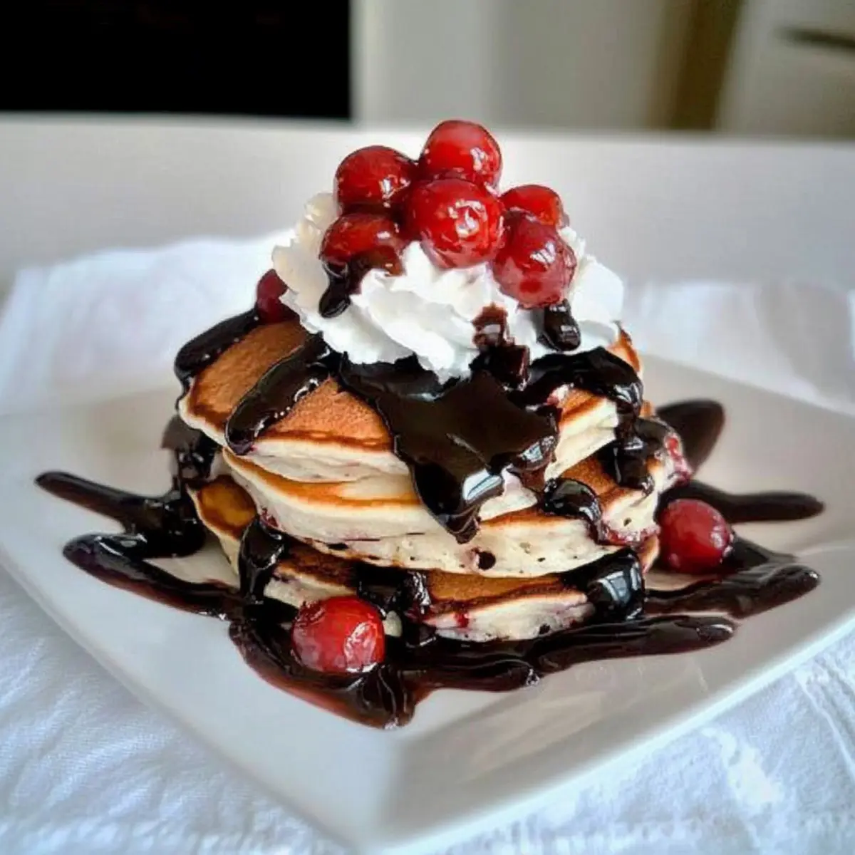Chocolate Cherry Pancakes: Elevate Your Breakfast Game