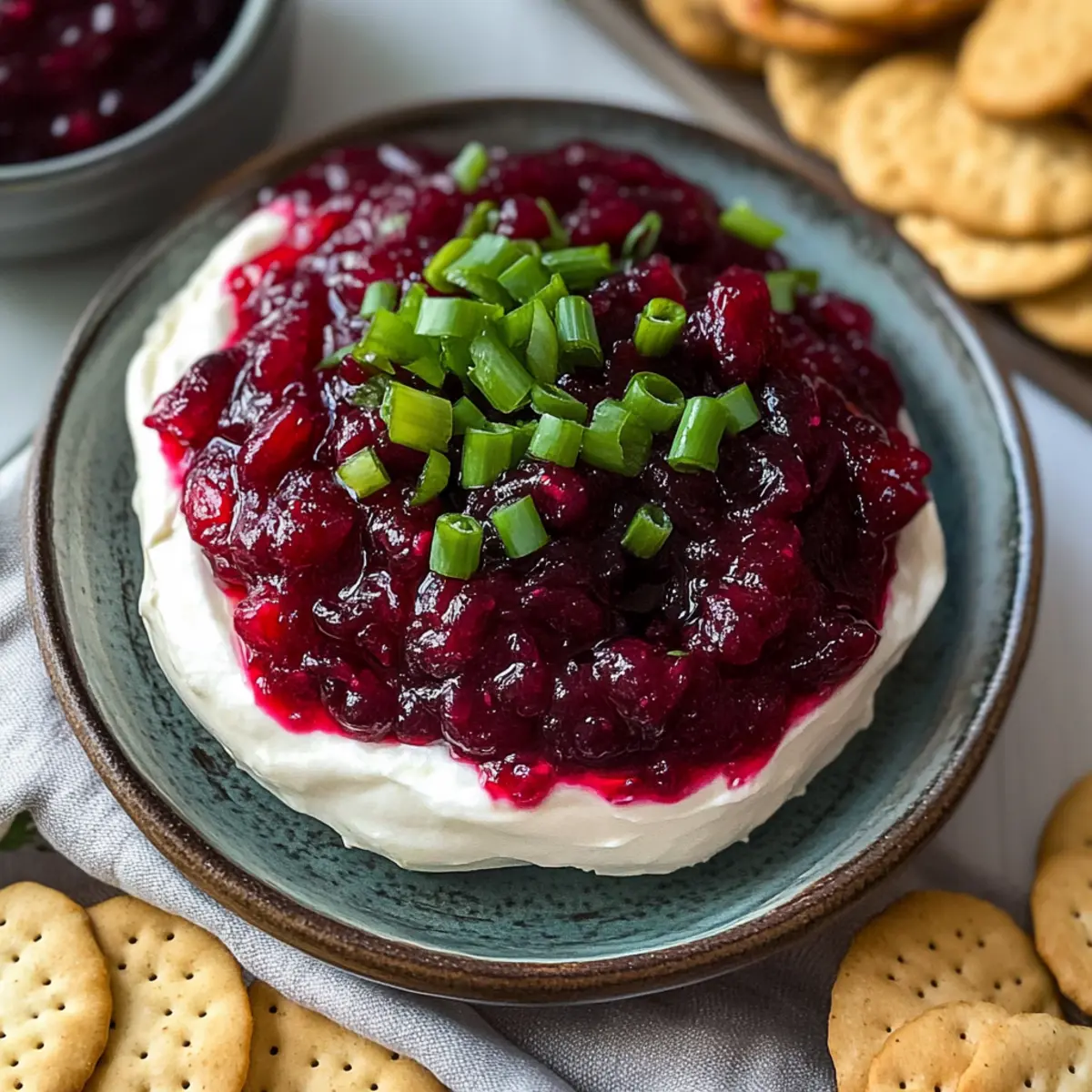 Creamy Cranberry Jalapeno Cream Cheese Dip for Festive Fun