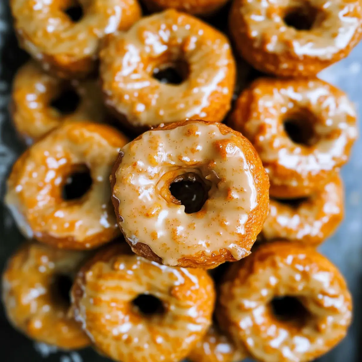 Delightful Baked Pumpkin Donuts with Maple Glaze Bliss