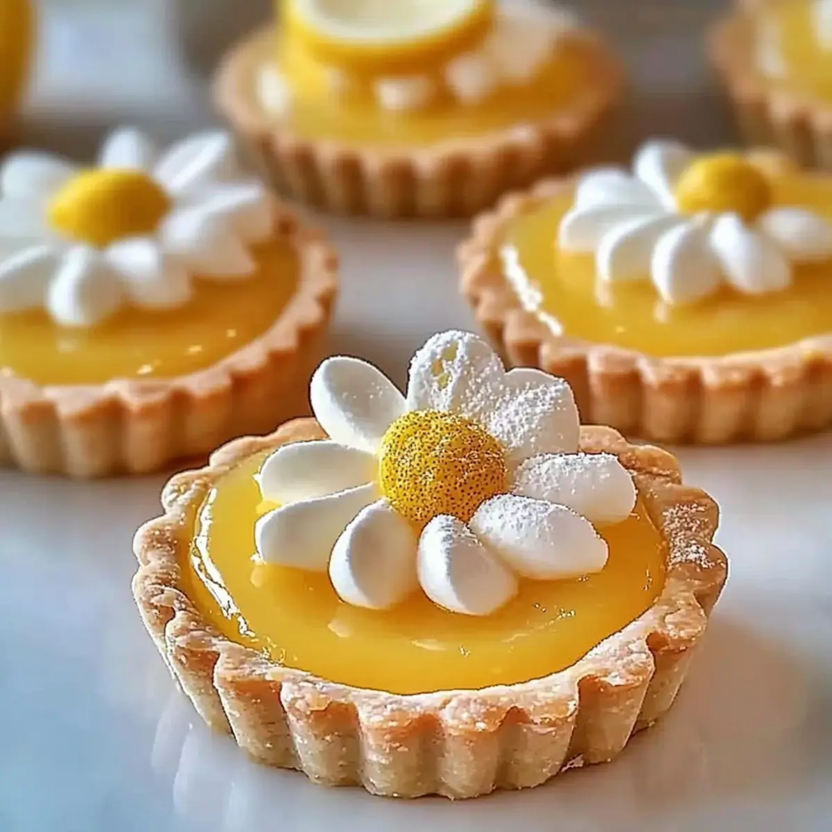 Zesty Lemon Tartlets with a Creamy Twist for Sweet Moments