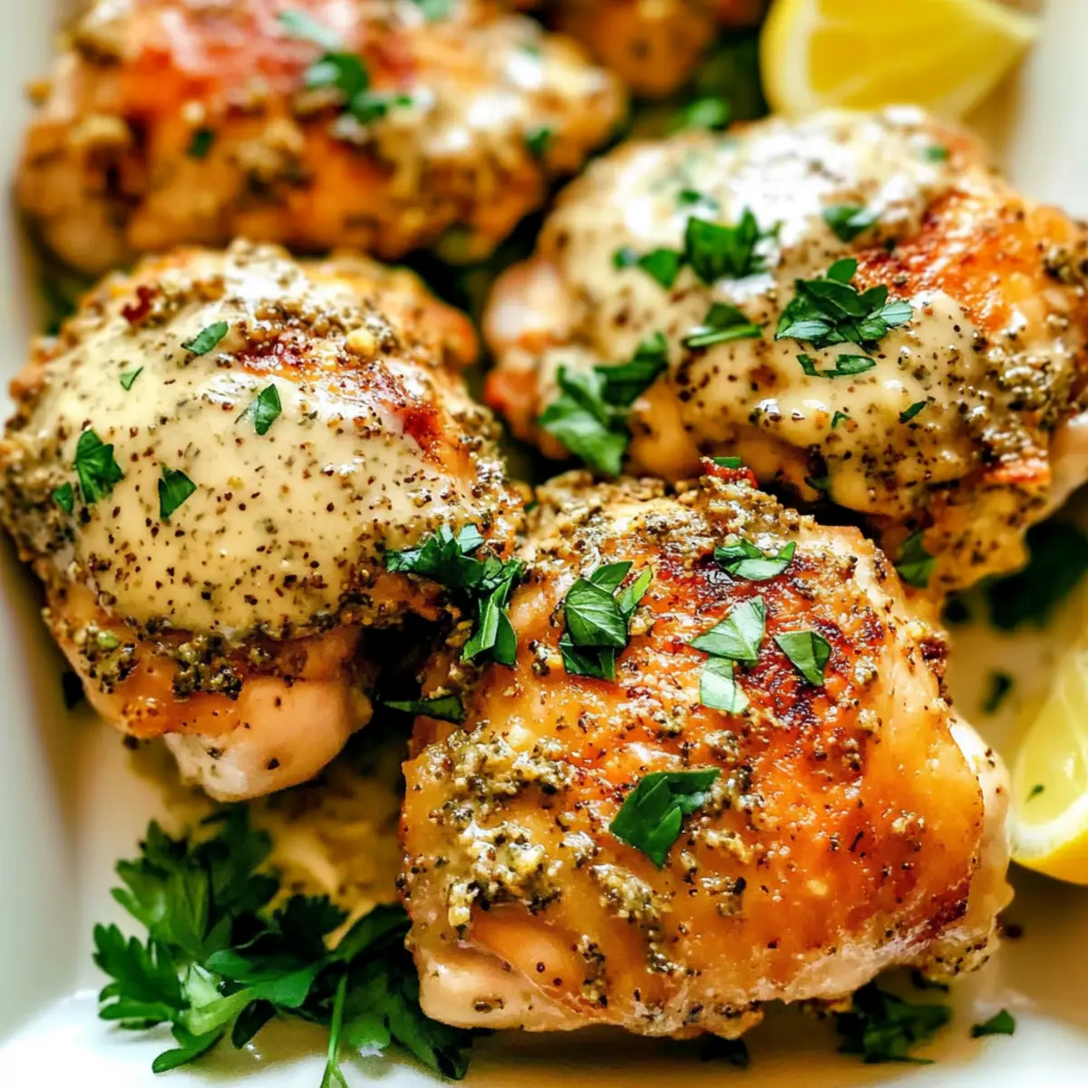 Baked Za'atar Tahini Chicken Thighs for Juicy Flavor Bliss