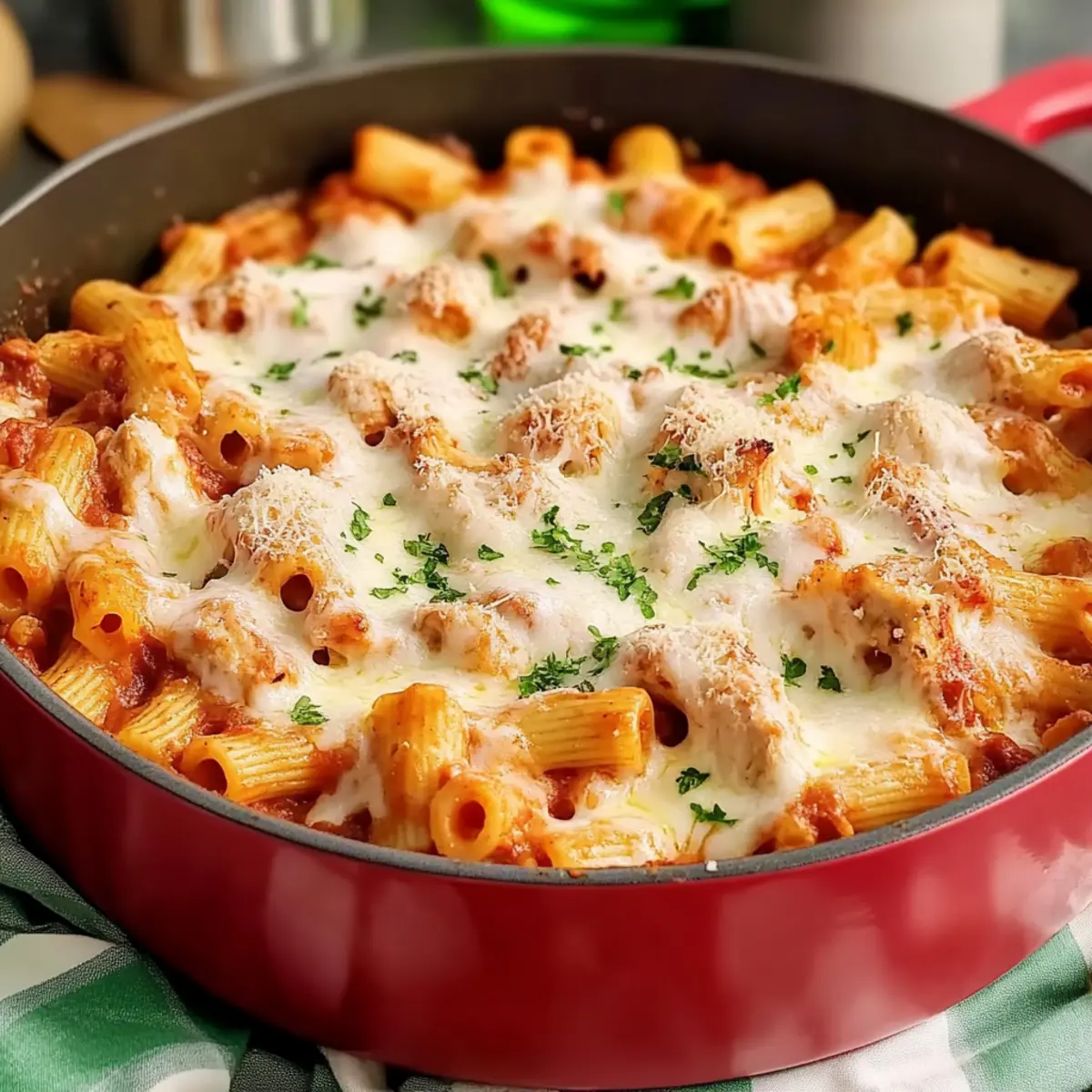 Baked Chicken Parmesan Pasta: Easy Comfort for Weeknights