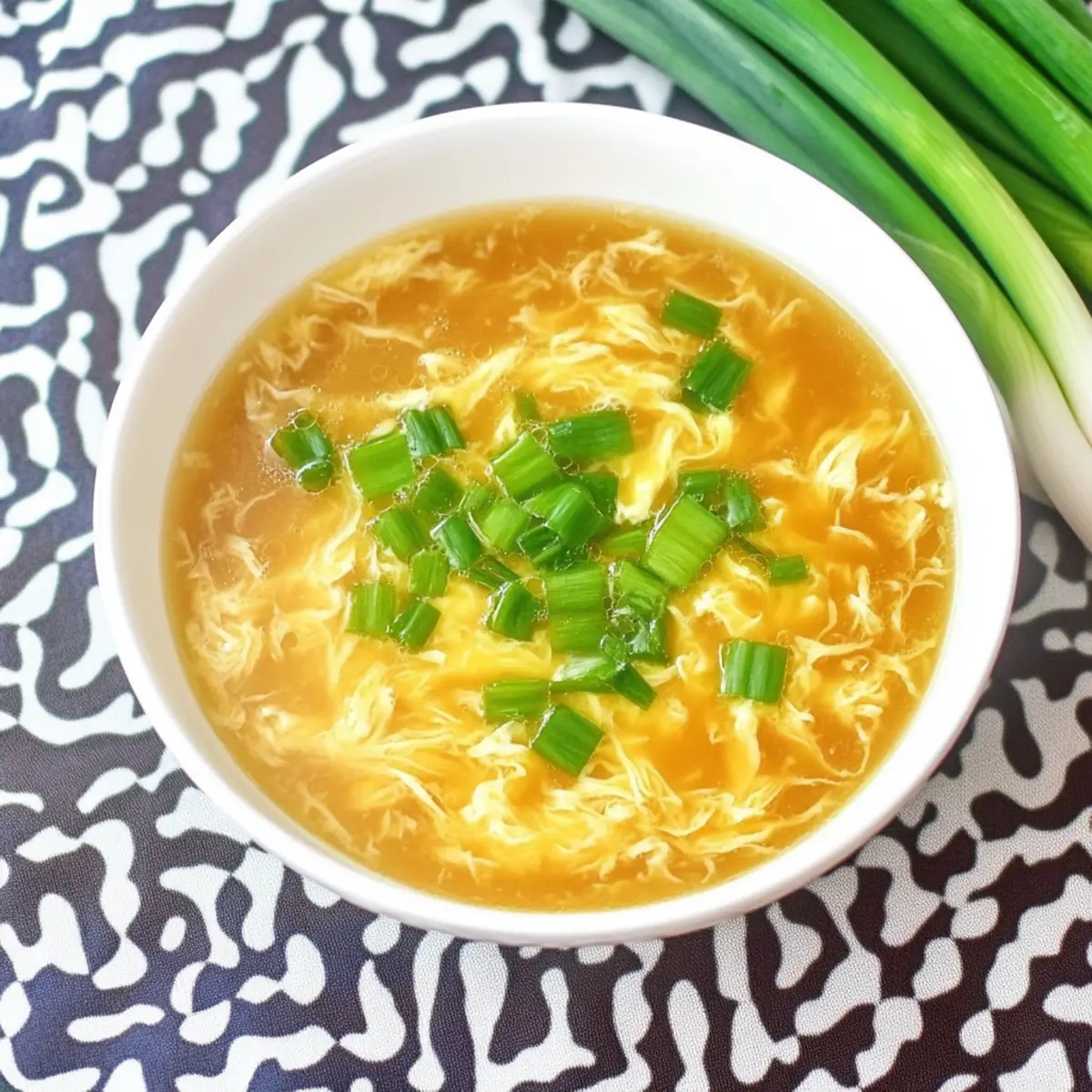 Quick and Comforting Homemade Egg Drop Soup in 10 Minutes
