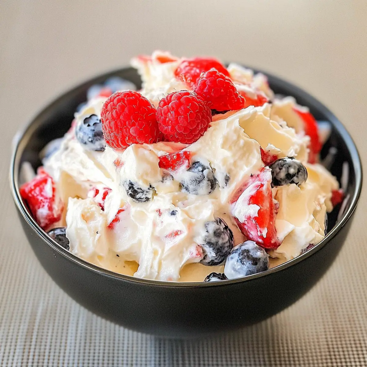 Creamy Cheesecake Salad That's Perfect for Summer Gatherings