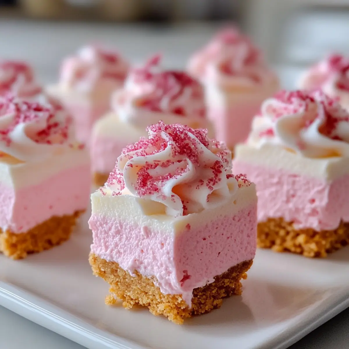 No-Bake Pink Velvet Cheesecake Bites for Sweet Celebrations