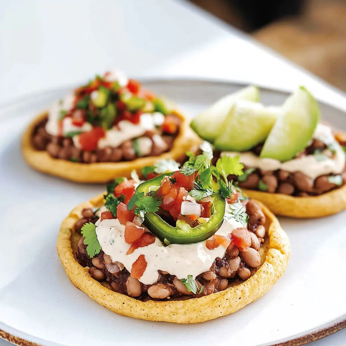 Vegan Sopes: Crispy Mexican Treats Bursting with Flavor