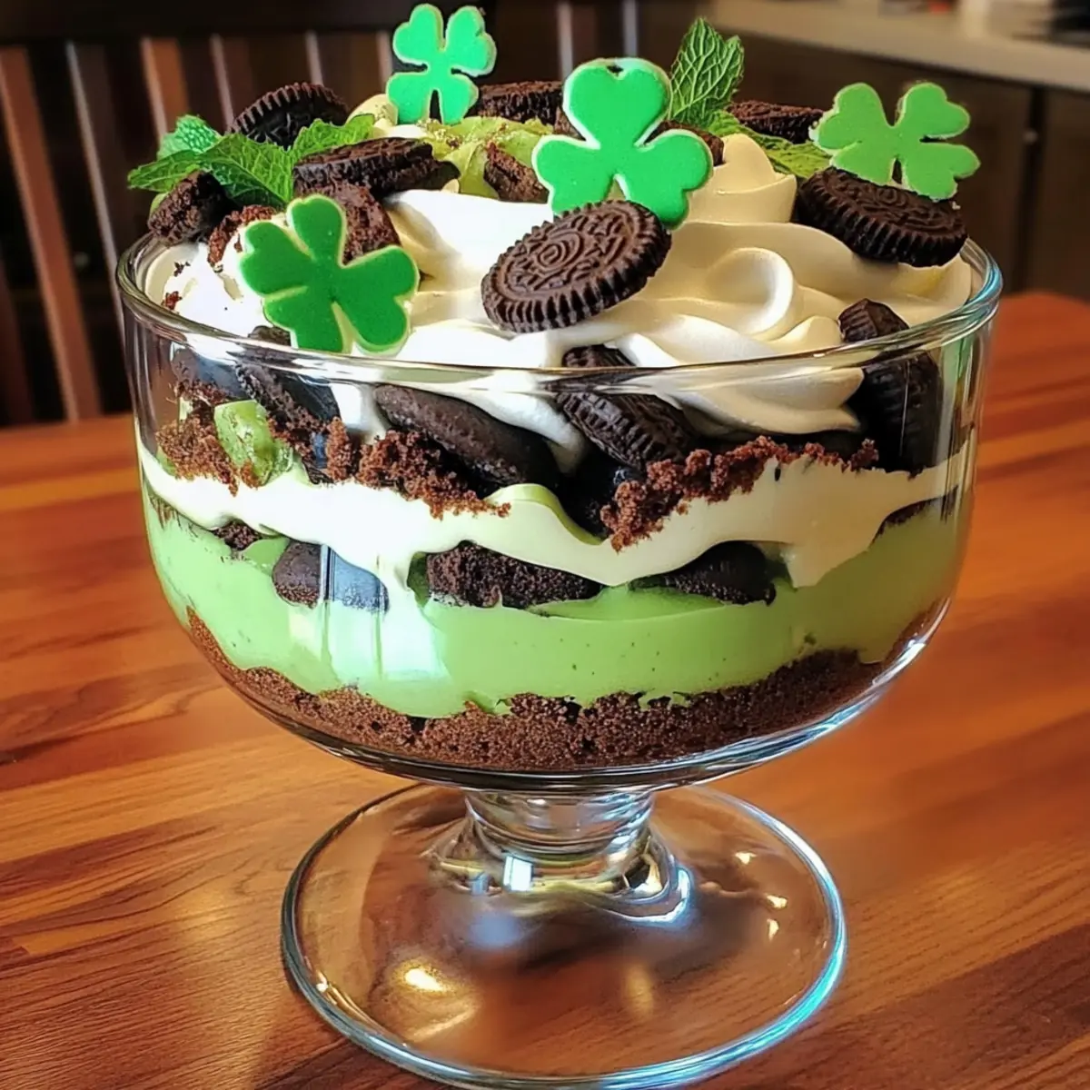 Irresistible St. Patrick’s Day Brownie Trifle for Easy Fun