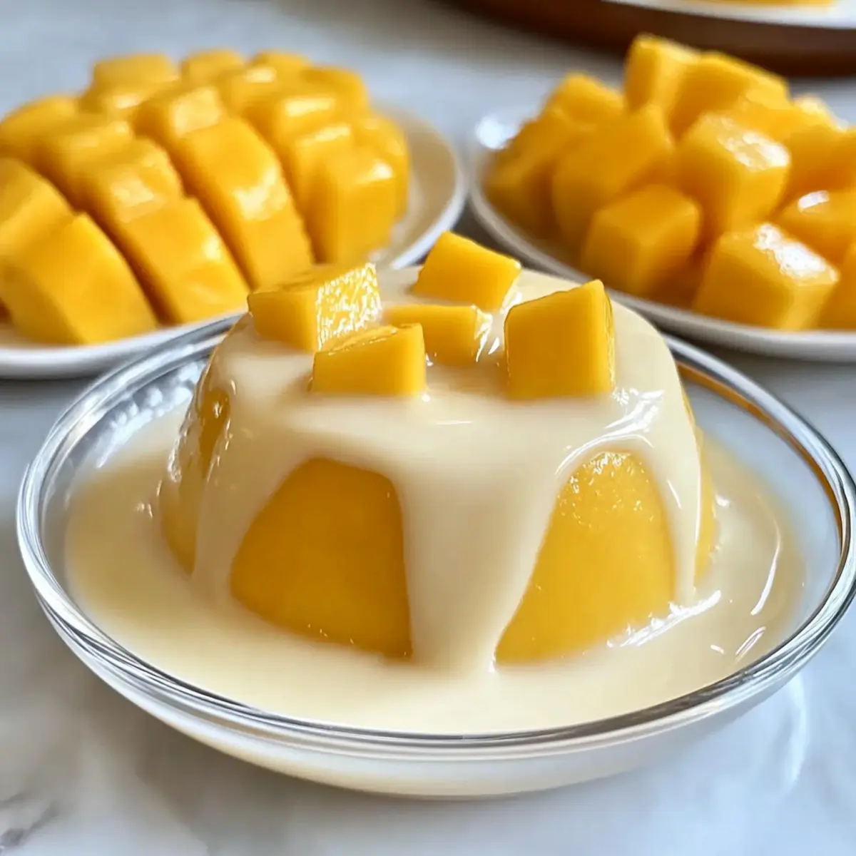 Creamy Simple Mango Pudding You Can't Resist Making