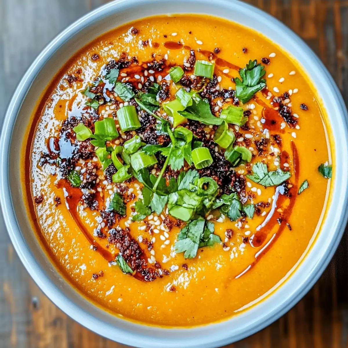 Cozy Spicy Miso Carrot Soup for a Delicious Vegan Boost