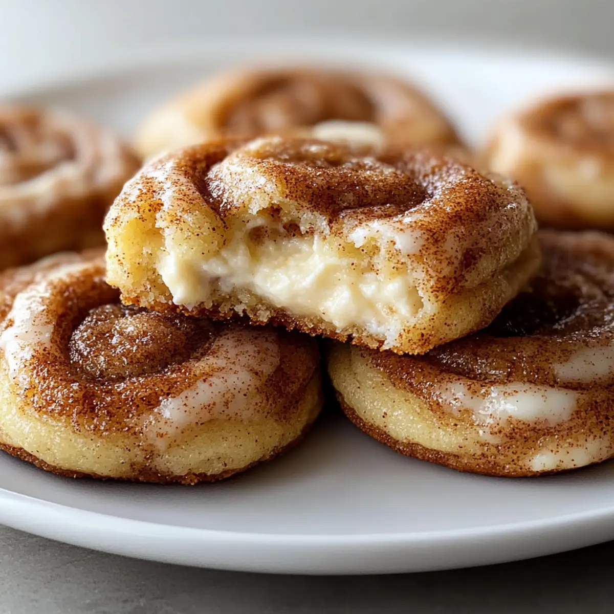 Cinnamon Roll Cheesecake Cookies That Melt in Your Mouth