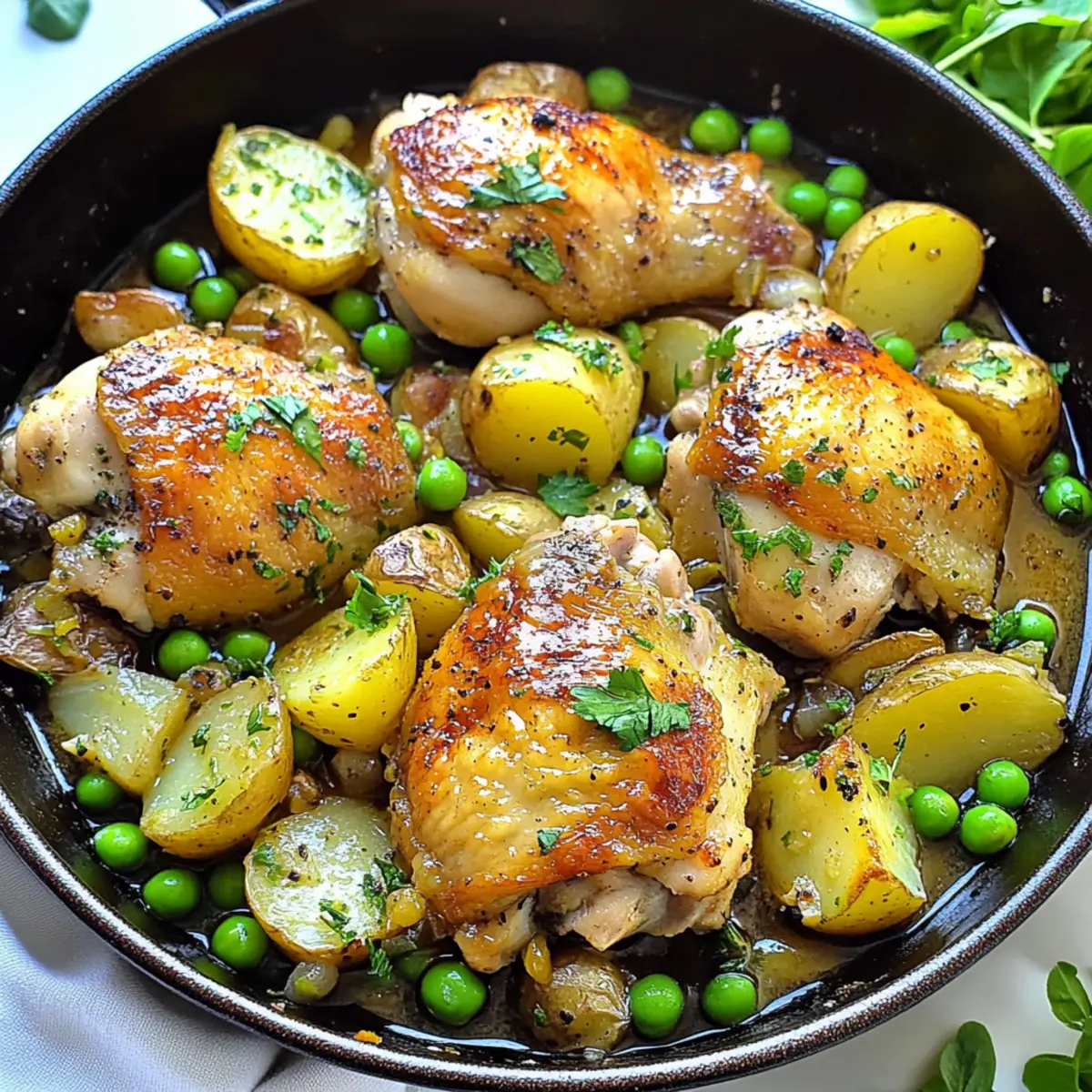 One-Pot Chicken Vesuvio: Family Dinner That Delivers Flavor